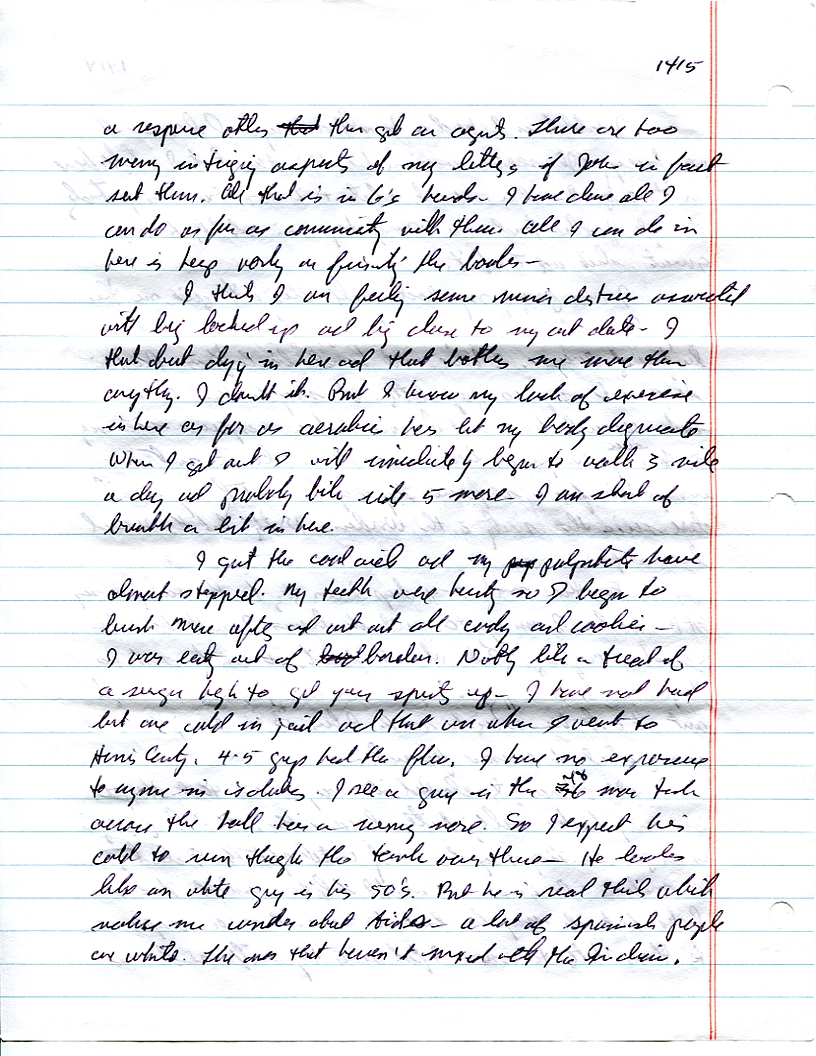 Dr John WorldPeace 2008 Prison Journal